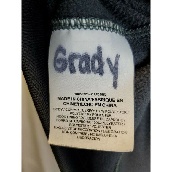 Boy's Nike Therma-Fit Grey Grey Swoosh Hoodie Sweatshirt Size Youth Small - Picture 4 of 6